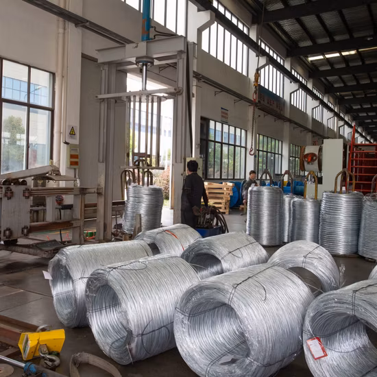 Alambre de acero galvanizado alambre de zinc 16# 18# 20# alambre de acero galvanizado para Buidling