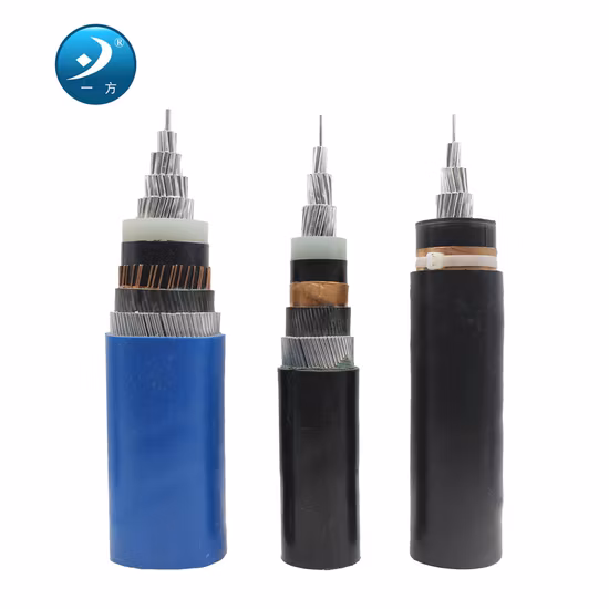 Cable de cobre de baja tensión y media tensión con aislamiento XLPE de PVC