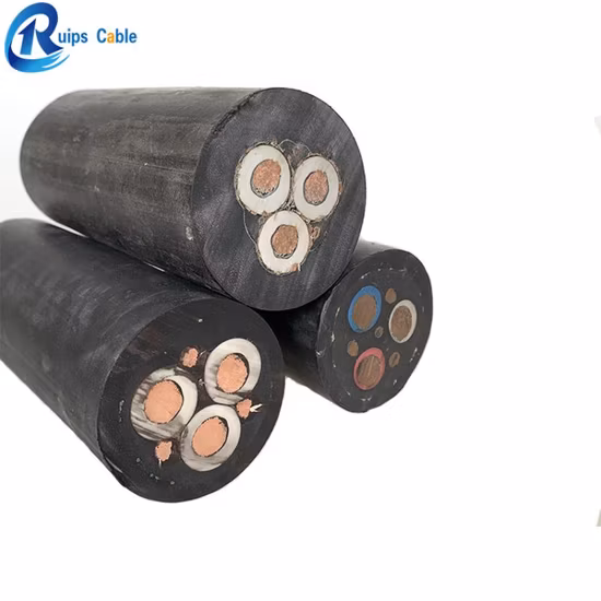 Cable de minería revestido con aislamiento CPE tipo 412 1.1/1.1kv Epr